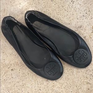 Black Tory Burch Flats